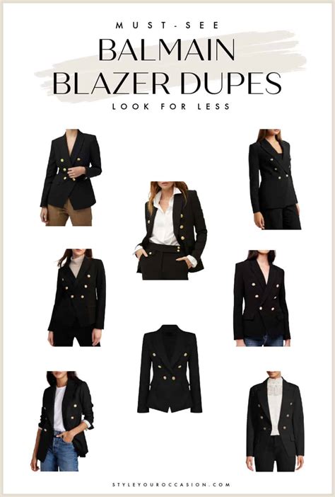 balmain blazer dupe reviews